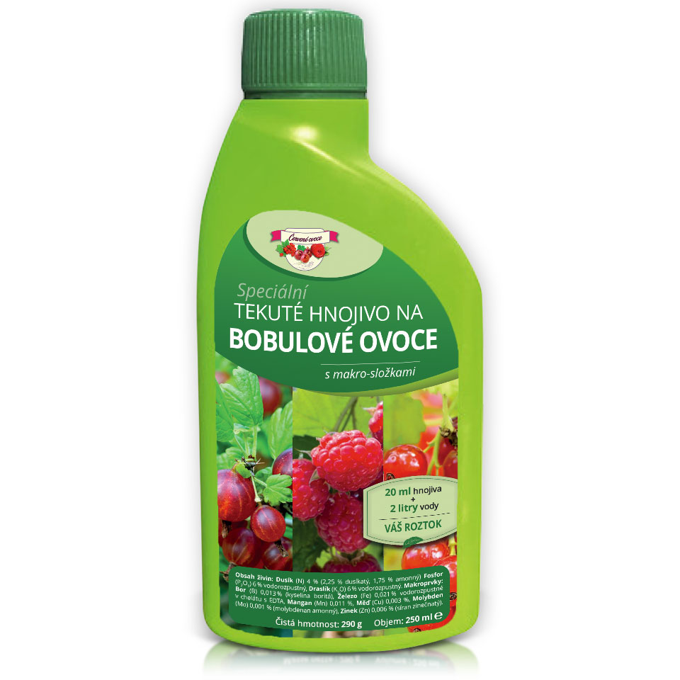 Tekuté hnojivo pro červené bobule 250 ml
