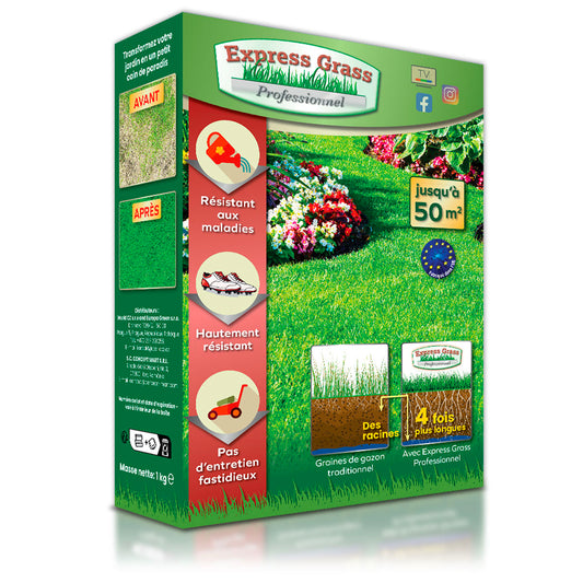 Express Grass Professionnel - 1 krabice na 50 m²