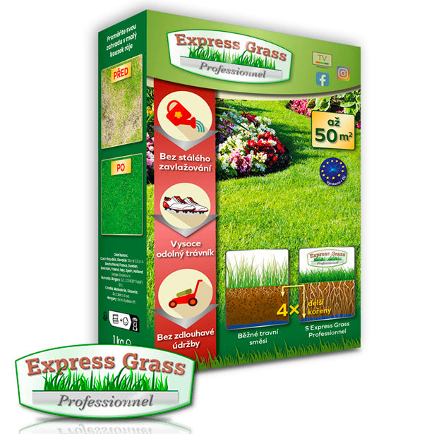 Express Grass Professionnel - 1 krabice na 50 m²