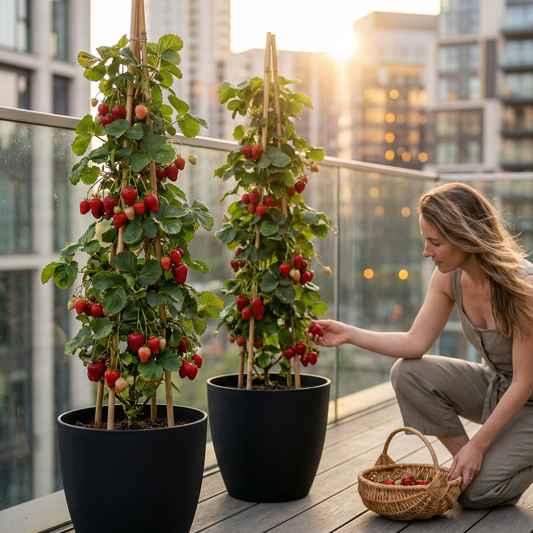 Popínavé sazenice jahodníku - Balení 5 rostlin