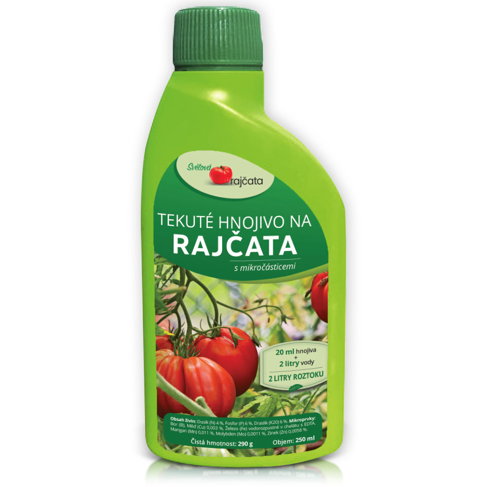 Tekuté hnojivo na rajčata 1 balení 250 ml