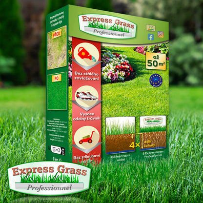 Express Grass Professionnel - 1 krabice na 50 m²